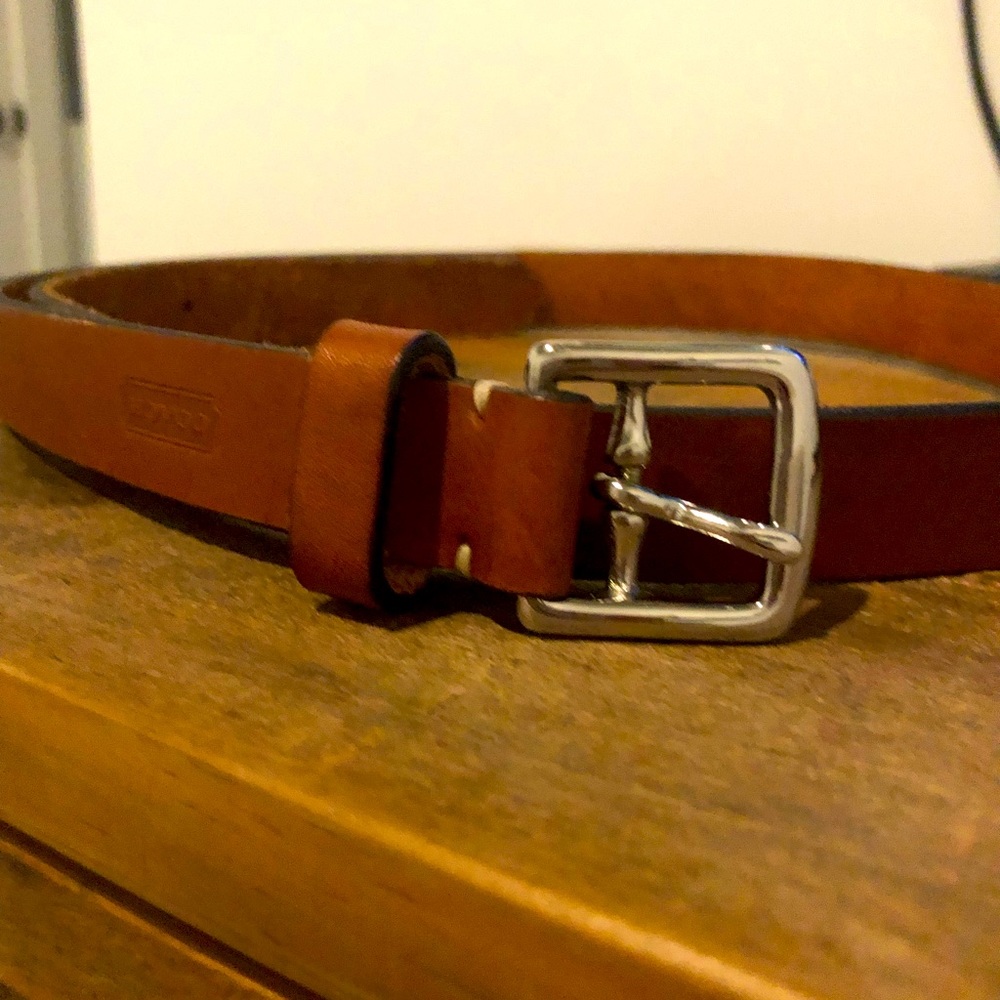Tan/Carmel coach belt